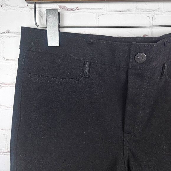 NOT YOUR DAUGHTERS JEANS Black Stretchy Pull On NYDJ Skinny High Rise Leggings 6 - Picture 2 of 9